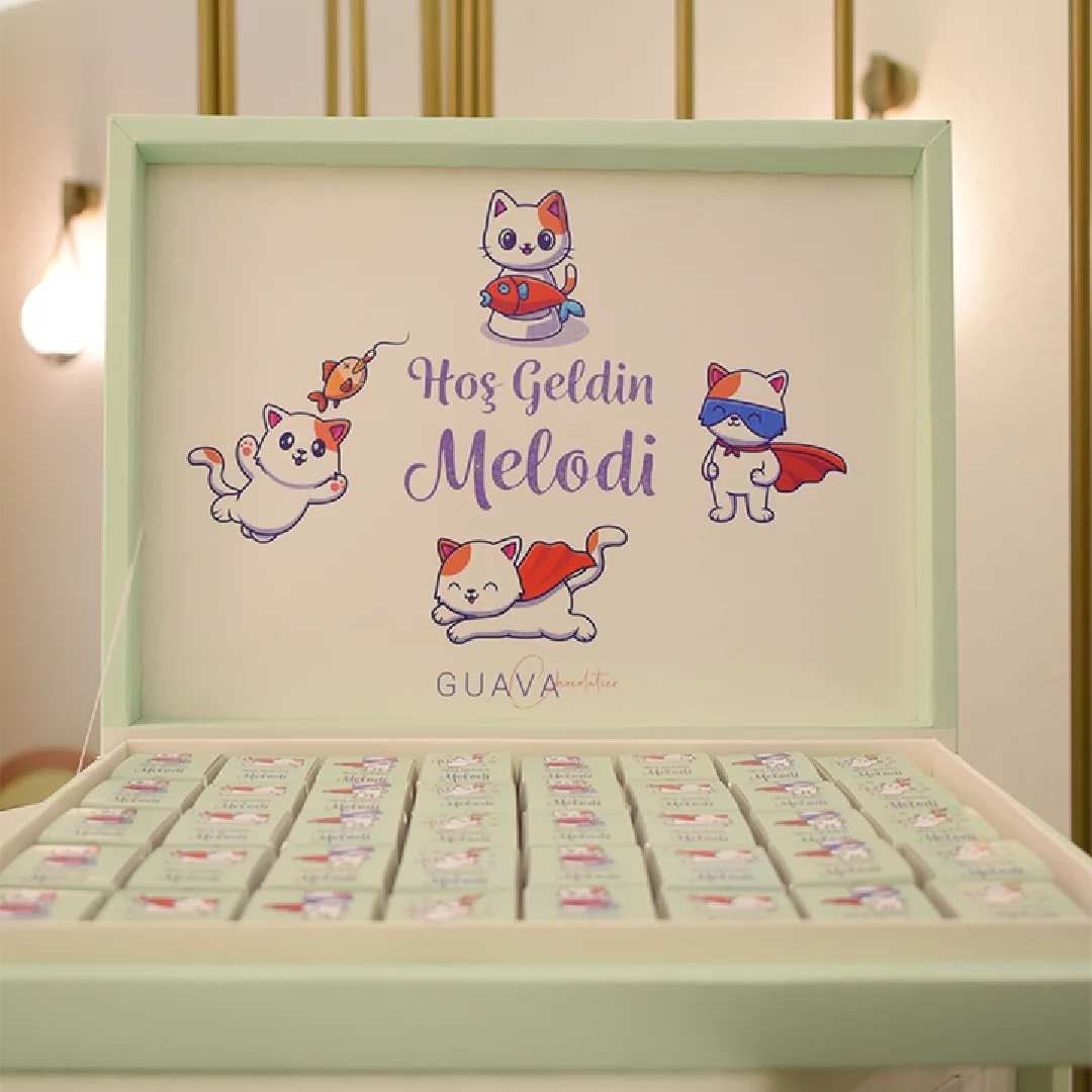 Afacan Kedi Figürlü Bebek Çikolatası