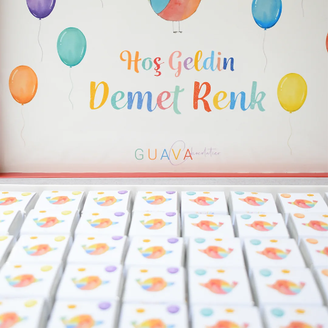 Bir Demet Renk Bebek Çikolatası